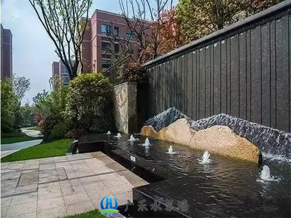 石家庄社区流水幕墙制作