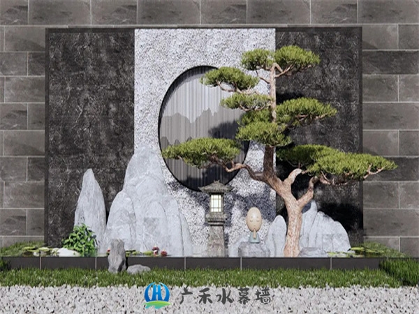 石家庄水幕背景墙